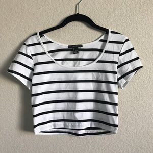 Striped Crop Top